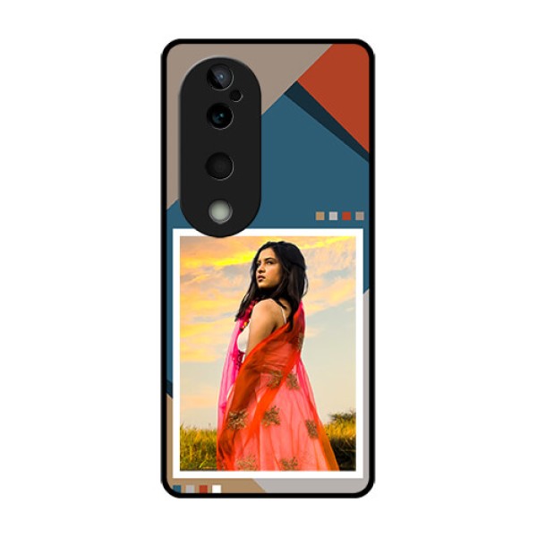 Vivo T3 Ultra Custom Glass Phone CaseRetro Color Pallet Design