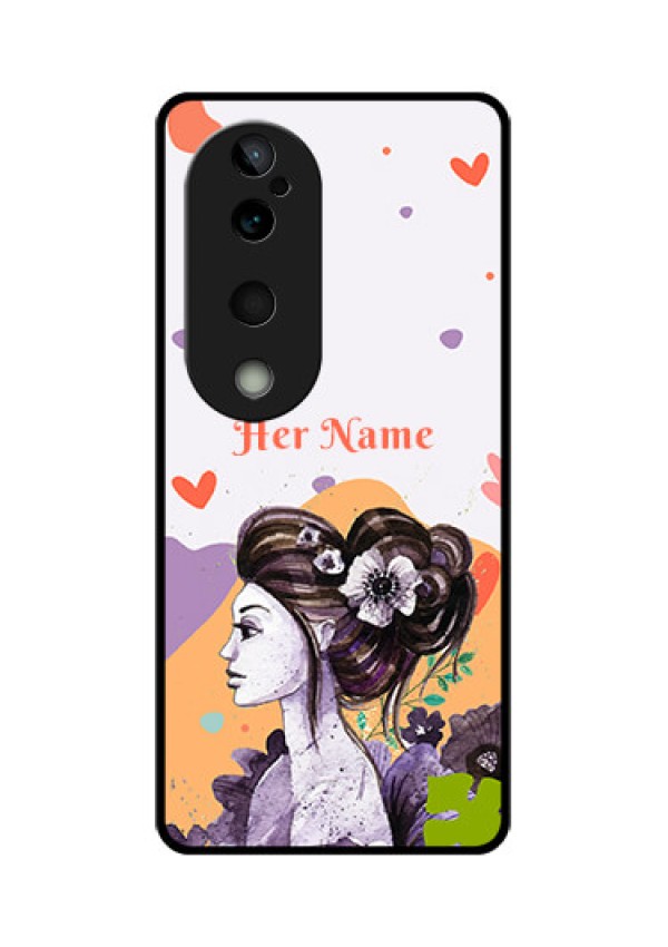Vivo T3 Ultra Custom Glass Phone CaseWoman And Nature Design