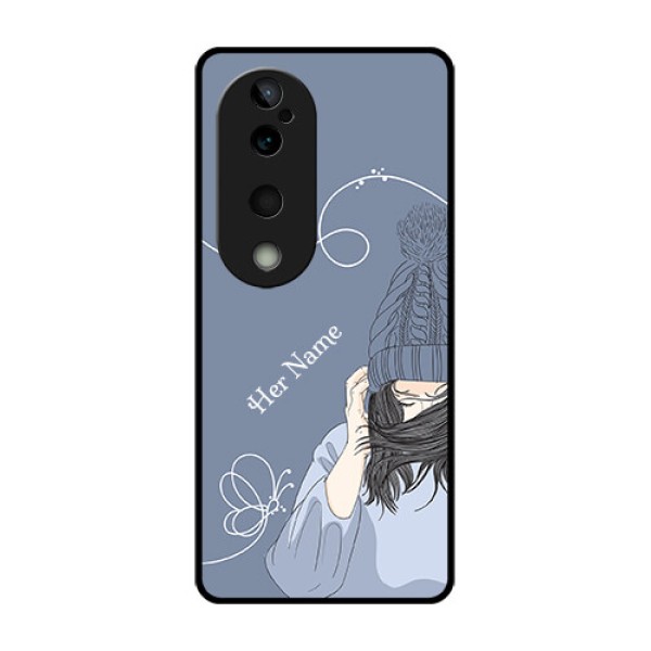 Vivo T3 Ultra Custom Glass Phone CaseGirl In Winter Outfit Design Vivo T3 Ultra Custom Glass Phone CaseGirl In Winter Outfit Design