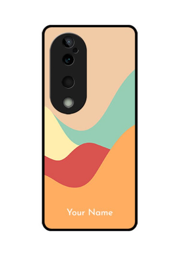 Vivo T3 Ultra Custom Glass Phone CaseOcean Waves Multi - Colour Design
