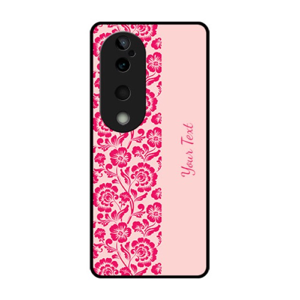 Vivo T3 Ultra Custom Glass Phone CaseAttractive Floral Pattern Design