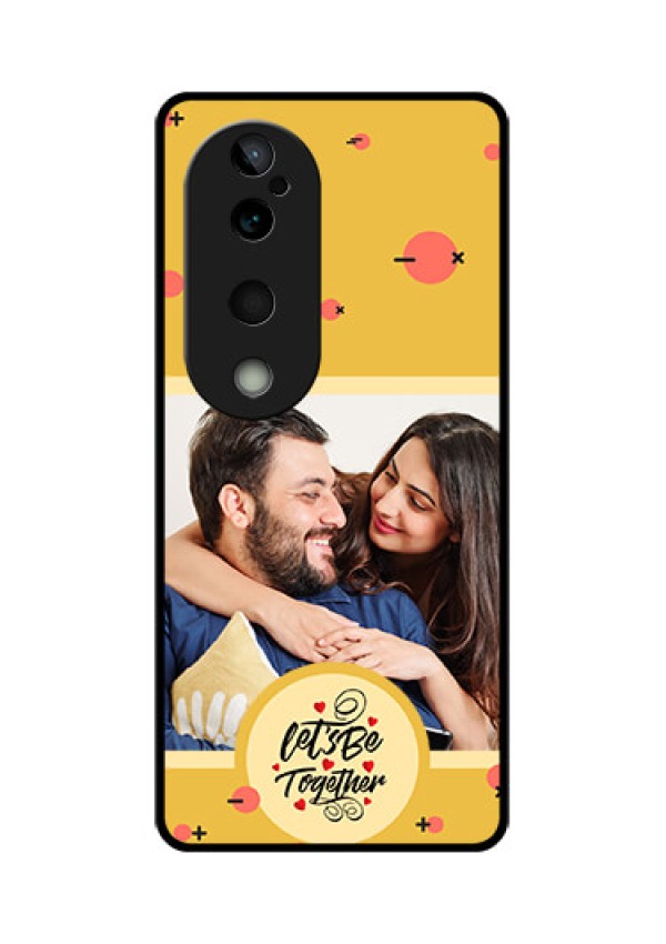 Vivo T3 Ultra Custom Glass Phone CaseLets Be Together Design