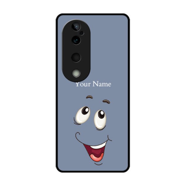Vivo T3 Ultra Custom Glass Phone CaseLaughing Cartoon Face Design