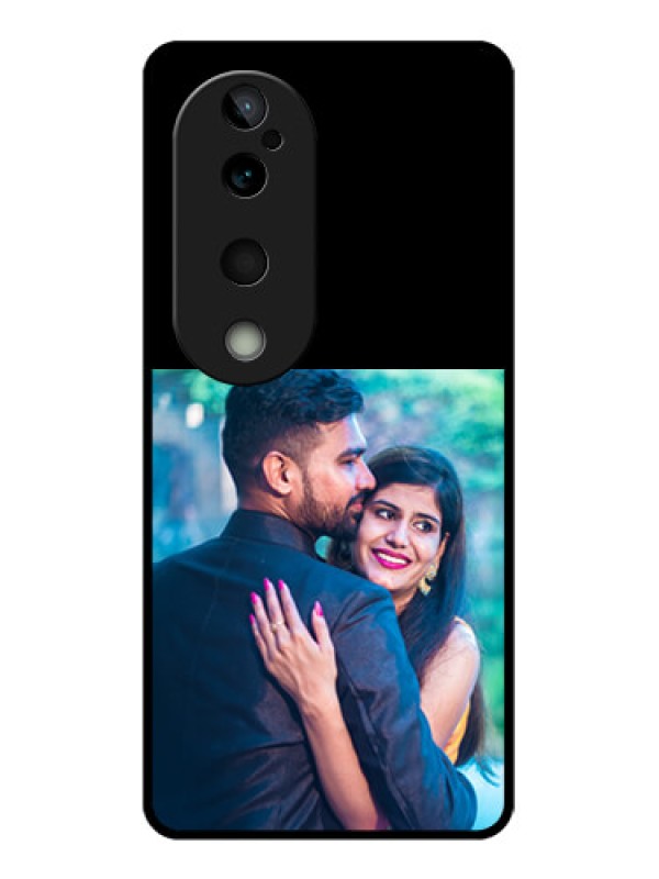 Custom Vivo T3 Ultra Custom Glass Phone Case - Upload Full Picture With Custom Color Design