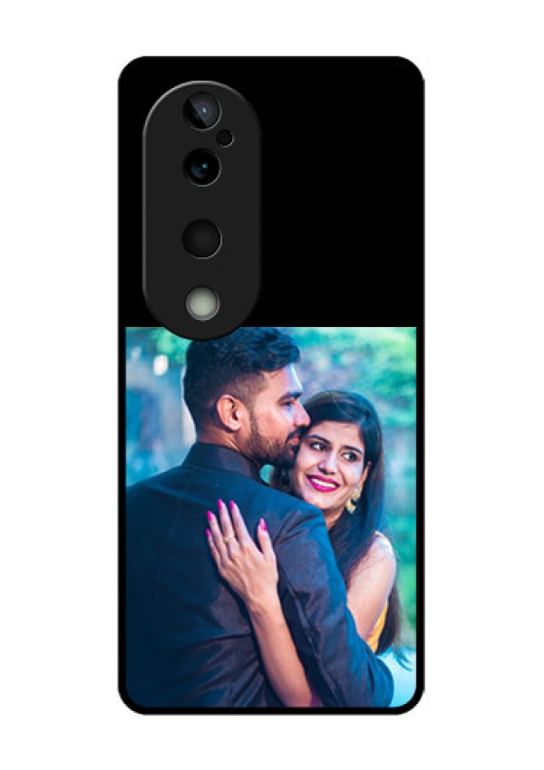 Vivo T3 Ultra Custom Glass Phone Case - Upload Full Picture With Custom Color Design