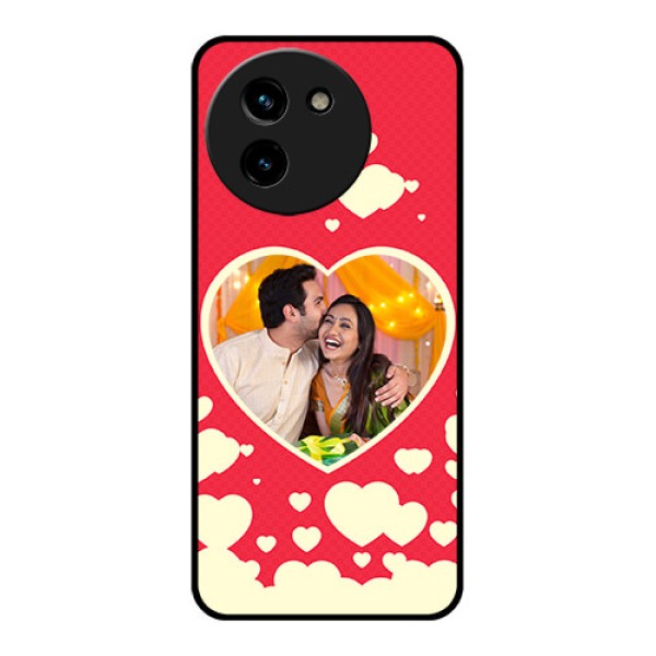 Vivo T3X 5G Custom Glass Phone CaseLove Symbols Phone Cover Design Vivo T3X 5G Custom Glass Phone CaseLove Symbols Phone Cover Design
