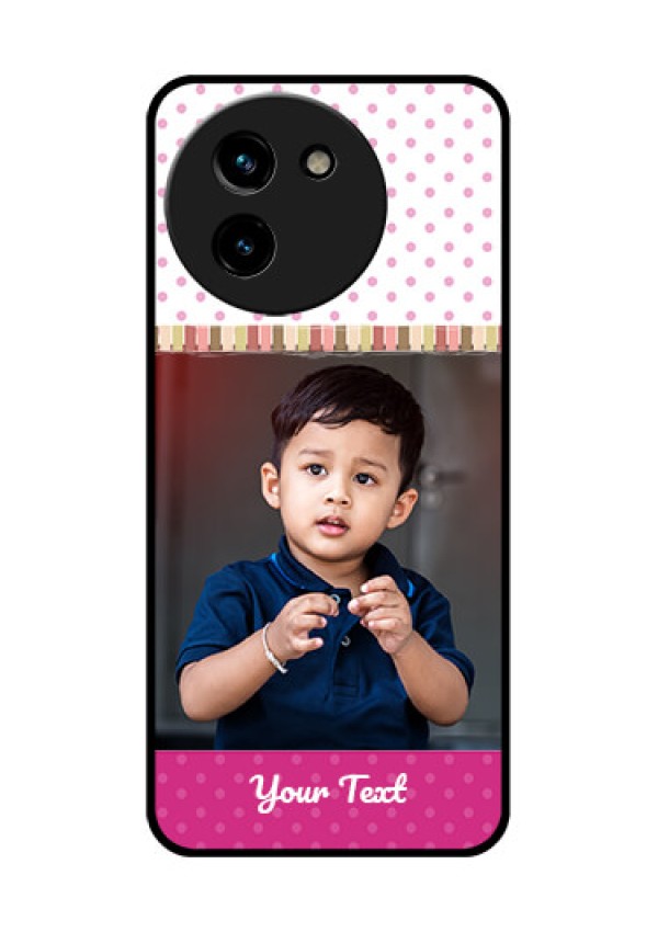 Vivo T3X 5G Custom Glass Phone CaseCute Girls Cover Design