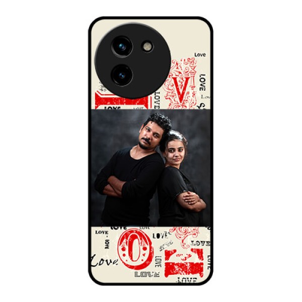 Vivo T3X 5G Custom Glass Phone CaseTrendy Love Design Case Vivo T3X 5G Custom Glass Phone CaseTrendy Love Design Case