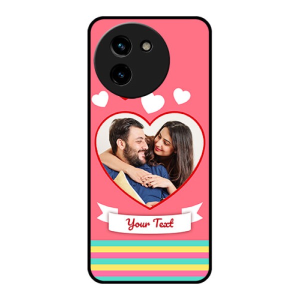 Vivo T3X 5G Custom Glass Phone CaseLove Shapes Doodle Design Vivo T3X 5G Custom Glass Phone CaseLove Shapes Doodle Design