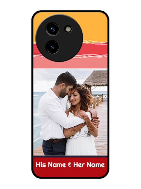 Custom Vivo T3X 5G Custom Glass Phone CaseColorful Case Design