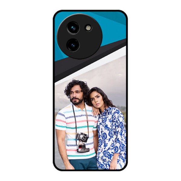 Vivo T3X 5G Custom Glass Phone CaseSimple Pattern Photo Upload Design Vivo T3X 5G Custom Glass Phone CaseSimple Pattern Photo Upload Design