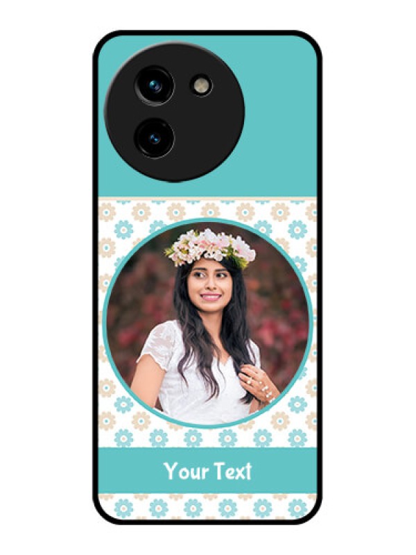 Custom Vivo T3X 5G Custom Glass Phone CaseBeautiful Flowers Design