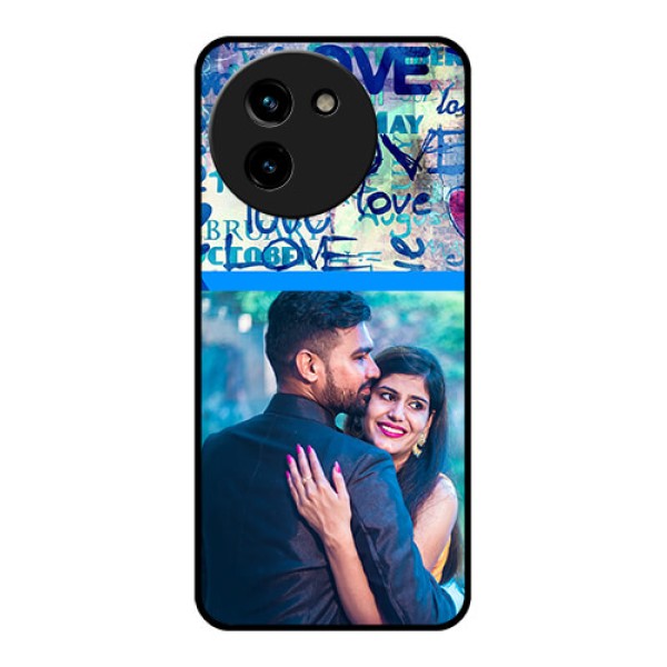 Vivo T3X 5G Custom Glass Phone CaseColorful Love Design Vivo T3X 5G Custom Glass Phone CaseColorful Love Design