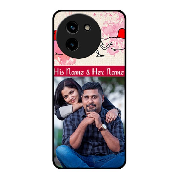 Vivo T3X 5G Custom Glass Phone CaseYou And Me Case Design
