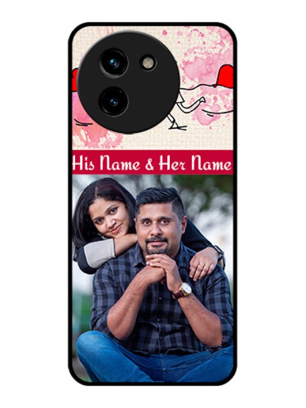 Custom Vivo T3X 5G Custom Glass Phone CaseYou And Me Case Design