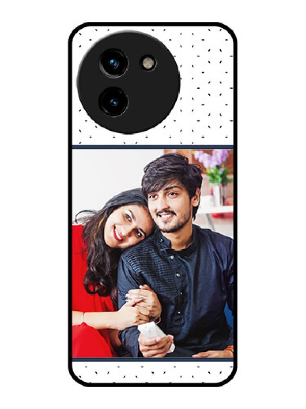 Custom Vivo T3X 5G Custom Glass Phone CasePremium Dot Design