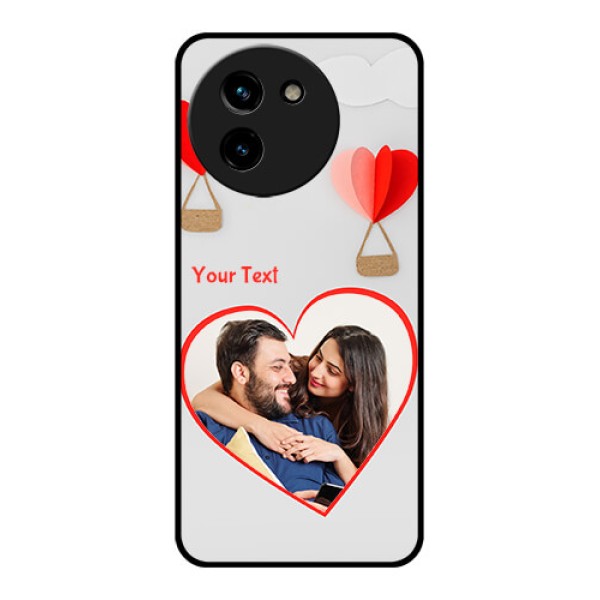 Vivo T3X 5G Custom Glass Phone CaseParachute Love Design Vivo T3X 5G Custom Glass Phone CaseParachute Love Design