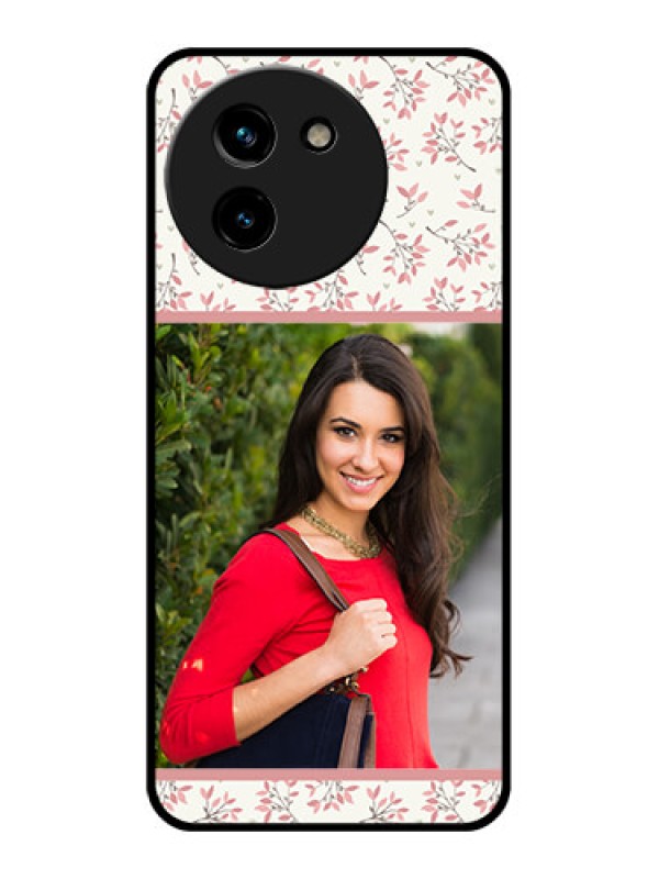 Custom Vivo T3X 5G Custom Glass Phone CaseStunning Floral Design