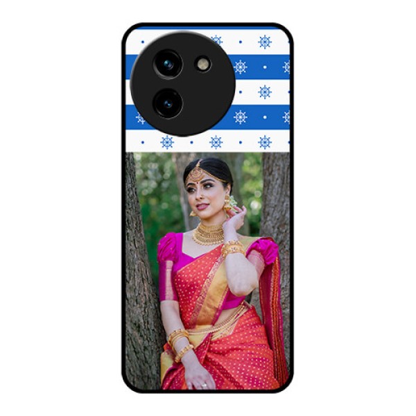 Vivo T3X 5G Custom Glass Phone CaseSnow Pattern Design