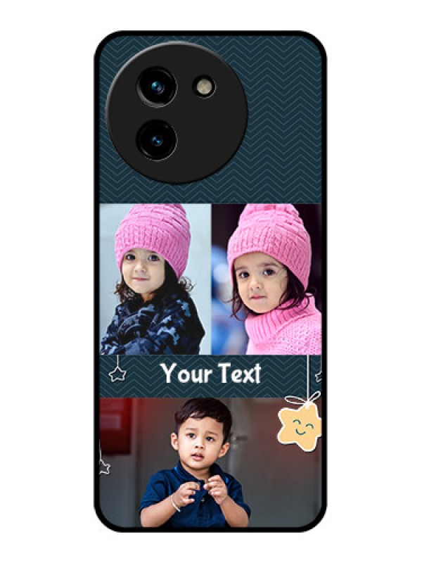 Custom Vivo T3X 5G Custom Glass Phone CaseHanging Stars Design