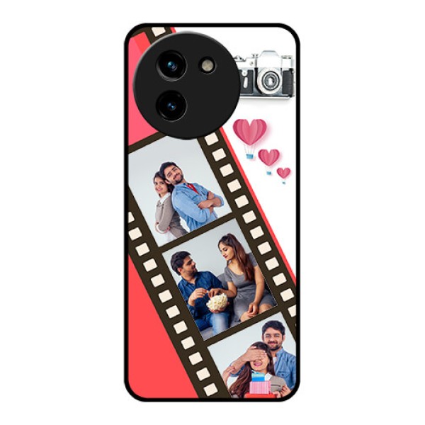 Vivo T3X 5G Custom Glass Phone Case3 Image Holder With Film Reel Vivo T3X 5G Custom Glass Phone Case3 Image Holder With Film Reel