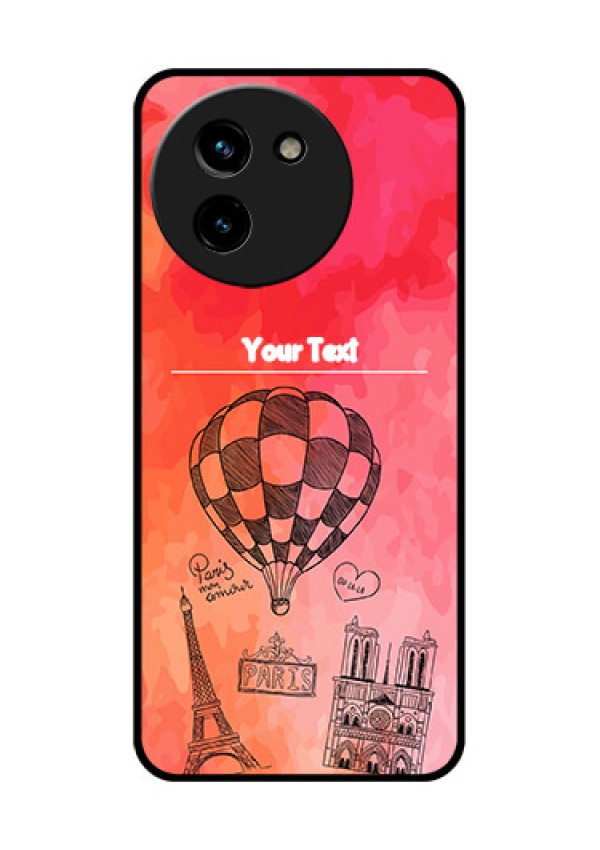 Vivo T3X 5G Custom Glass Phone CaseParis Theme Design