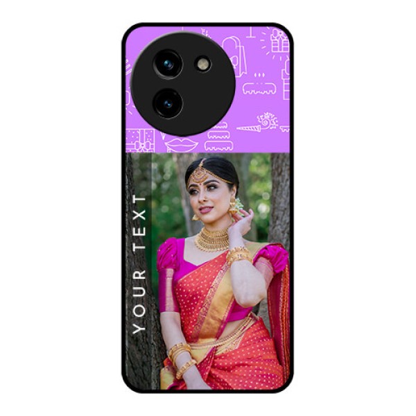 Vivo T3X 5G Custom Glass Phone CaseBirthday Icons Design Vivo T3X 5G Custom Glass Phone CaseBirthday Icons Design