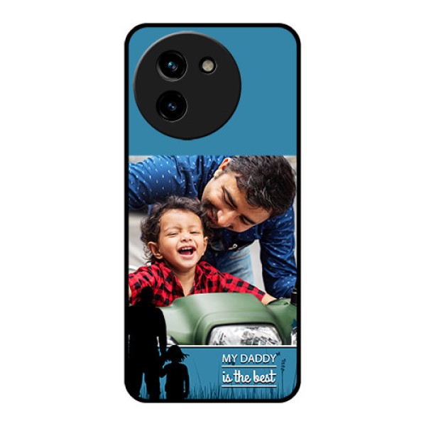 Vivo T3X 5G Custom Glass Phone CaseBest Dad Design