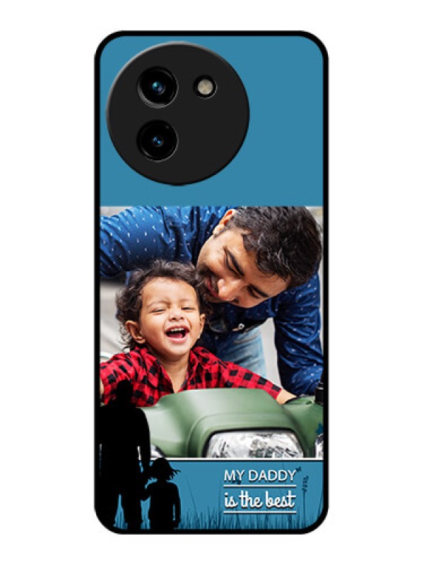 Custom Vivo T3X 5G Custom Glass Phone CaseBest Dad Design