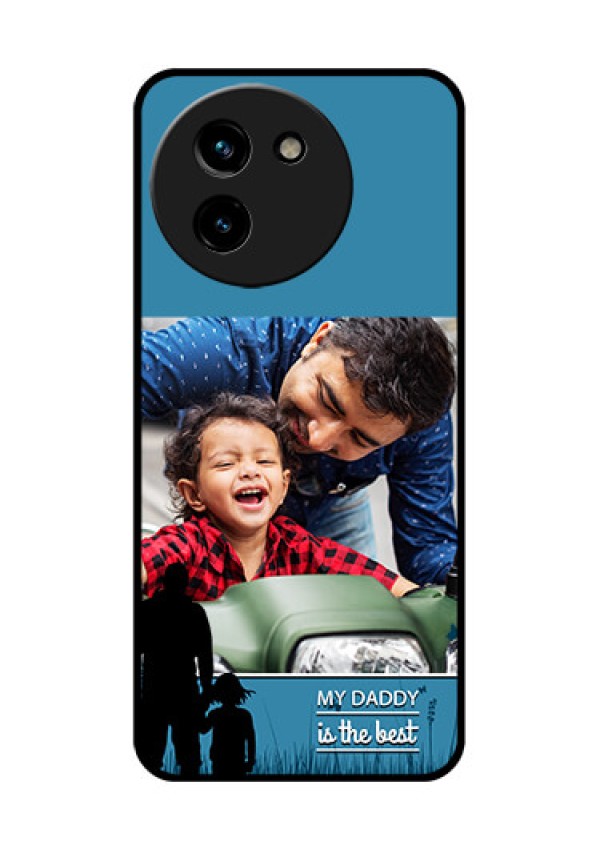 Vivo T3X 5G Custom Glass Phone CaseBest Dad Design