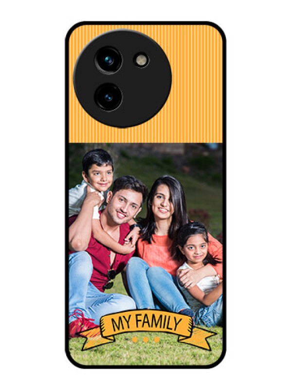 Custom Vivo T3X 5G Custom Glass Phone CaseMy Family Design