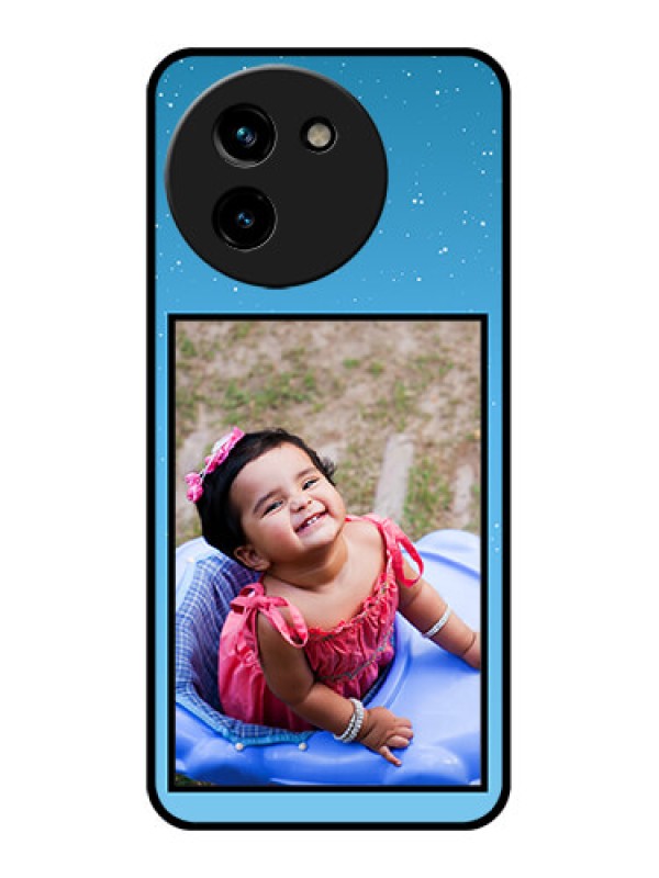 Custom Vivo T3X 5G Custom Glass Phone CaseWave Pattern Colorful Design