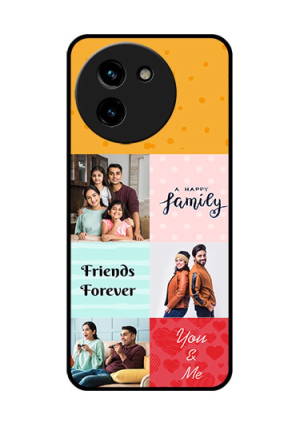 Vivo T3X 5G Custom Glass Phone CaseImages With Quotes Design