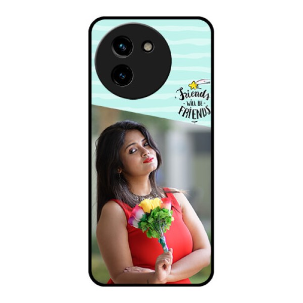 Vivo T3X 5G Custom Glass Phone CaseFriends Picture Icon Design Vivo T3X 5G Custom Glass Phone CaseFriends Picture Icon Design
