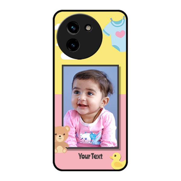 Vivo T3X 5G Custom Glass Phone CaseKids 2 Color Design Vivo T3X 5G Custom Glass Phone CaseKids 2 Color Design