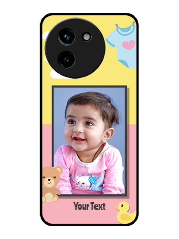 Custom Vivo T3X 5G Custom Glass Phone CaseKids 2 Color Design