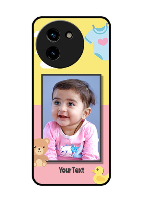 Vivo T3X 5G Custom Glass Phone CaseKids 2 Color Design