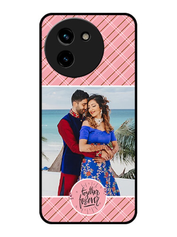 Custom Vivo T3X 5G Custom Glass Phone CaseTogether Forever Design