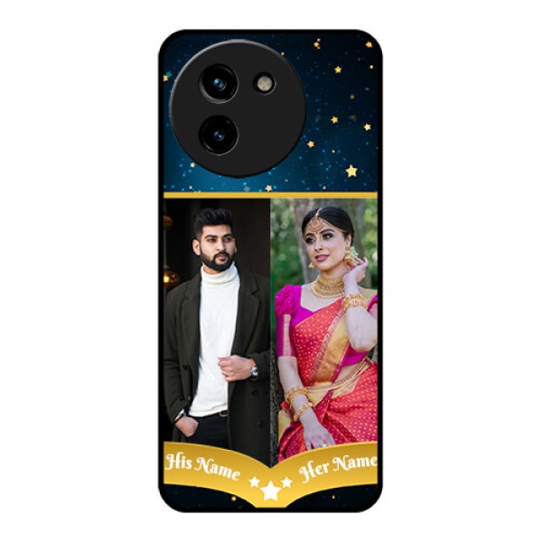 Vivo T3X 5G Custom Glass Phone CaseGalaxy Stars Backdrop Design Vivo T3X 5G Custom Glass Phone CaseGalaxy Stars Backdrop Design
