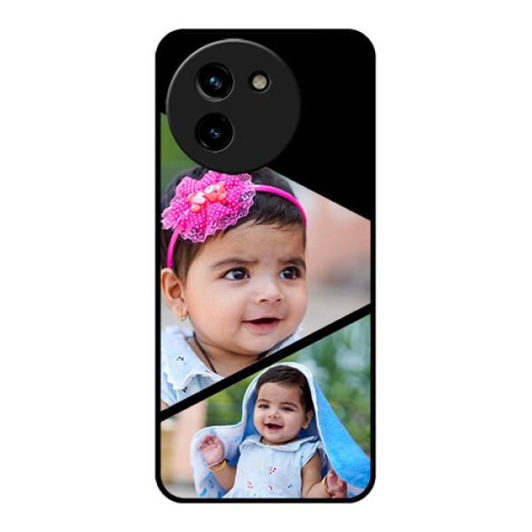 Vivo T3X 5G Custom Glass Phone CaseSemi Cut Design