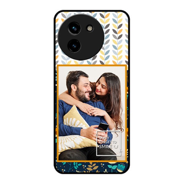 Vivo T3X 5G Custom Glass Phone CasePattern Design