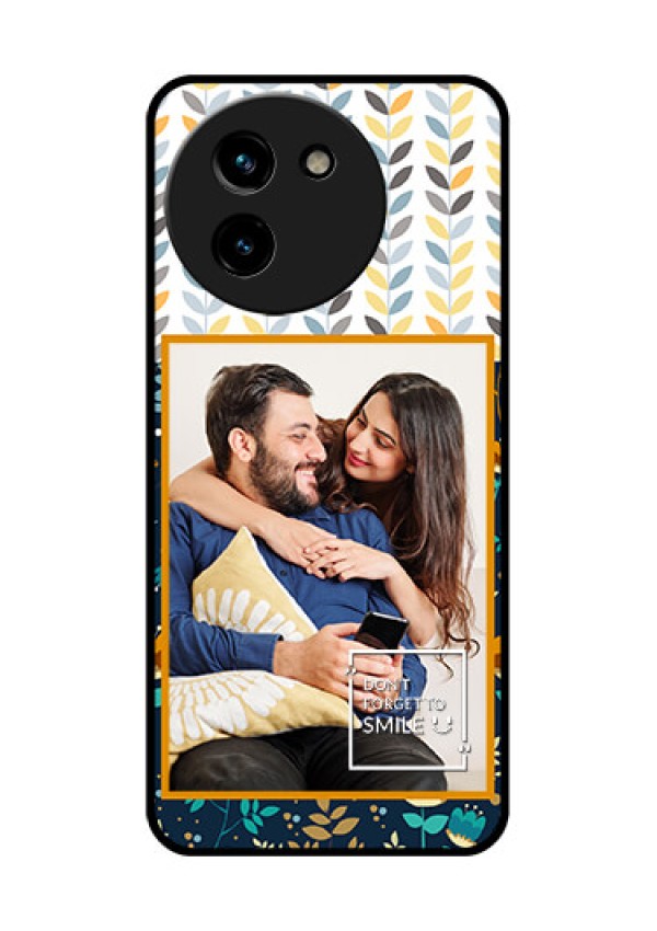 Vivo T3X 5G Custom Glass Phone CasePattern Design