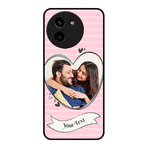 Vivo T3X 5G Custom Glass Phone CaseVintage Heart Design Vivo T3X 5G Custom Glass Phone CaseVintage Heart Design