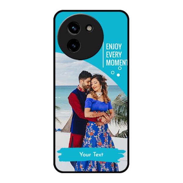 Vivo T3X 5G Custom Glass Phone CaseHappy Moment Design