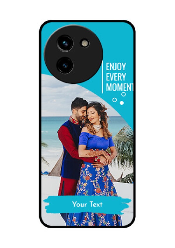 Vivo T3X 5G Custom Glass Phone CaseHappy Moment Design