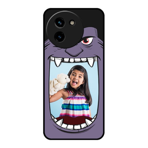 Vivo T3X 5G Custom Glass Phone CaseAngry Monster Design Vivo T3X 5G Custom Glass Phone CaseAngry Monster Design
