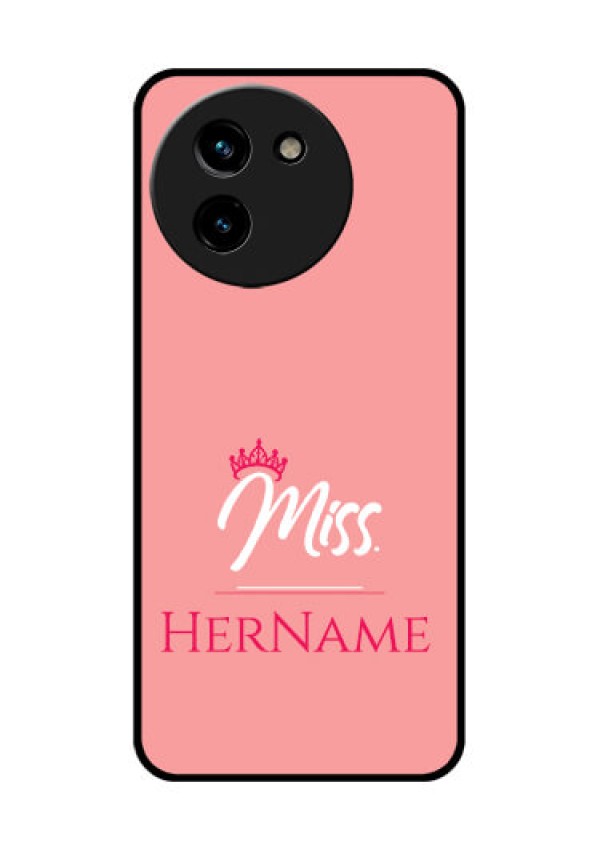 Vivo T3X 5G Custom Glass Phone CaseMrs With Name Design