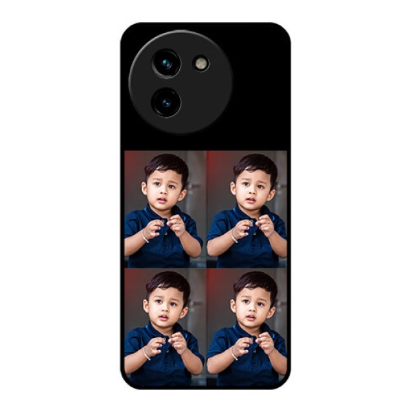 Vivo T3X 5G Custom Glass Phone Case4 Image Holder Design