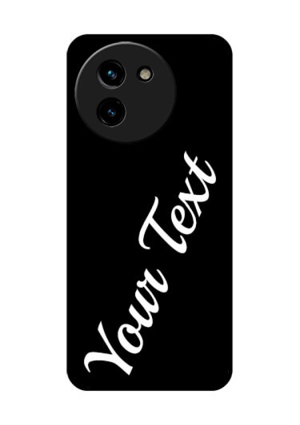 Vivo T3X 5G Custom Glass Phone CaseWith Your Name Design