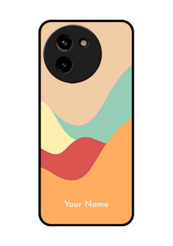 Vivo T3X 5G Custom Glass Phone CaseOcean Waves Multi - Colour Design